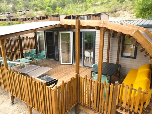 Accommodation - Cottage Léoux Premium 2 Bedrooms -  Air-Conditioning - image n°4 - YELLOH! VILLAGE - LES RAMIÈRES