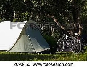 Pitch Tent + Bike