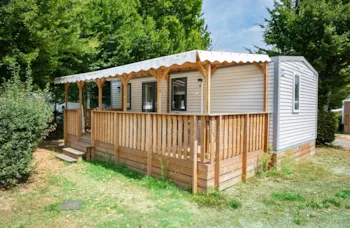 Mietunterkunft - Mobilheim 6 Personen 33 M2 - 3 Schlafzimmer - 1 Badezimmer - Camping La Presqu'île de Champaubert