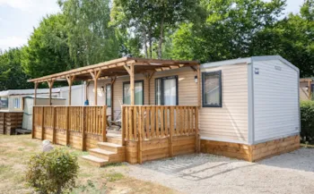 Mietunterkunft - Mobilheim 3 Zimmern Ls  1 À 6 Pers. Max 5 Pers >18 Jahre - Camping La Presqu'île de Champaubert