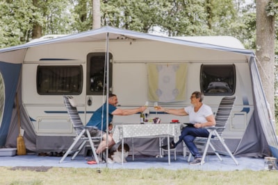 Caravan pitch = 72m² — 1