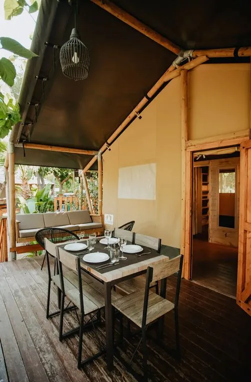Huuraccommodatie(s) - Safari Lodge - Camping Caledonia SL