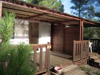 Mietunterkunft - Mobilheim Classique Duo, 1 Bett. - Sites et Paysages Camping La Pinède