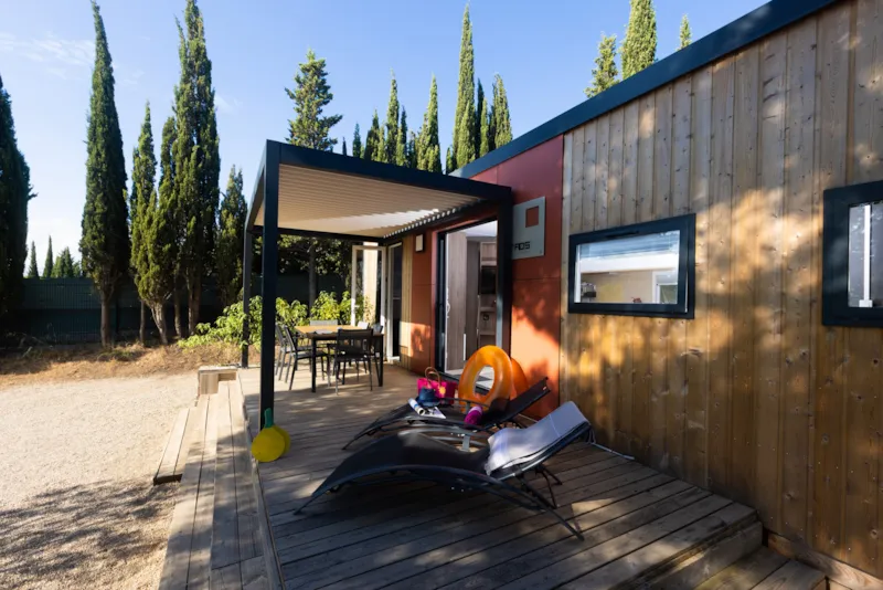 Mobil-Home Premium 3 Ch. Spa- Clim-Tv-Lave-Vaisselle-2Sdb.