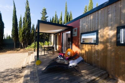 PREMIUM Mobile Home 3 bedrooms SPA- AIR CONDITIONING-TV-Dishwasher-2 bathrooms