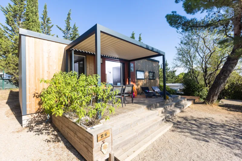 Mobil-Home Premium 3 Ch. Spa- Clim-Tv-Lave-Vaisselle-2Sdb.