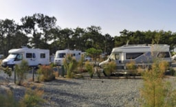 Kampeerplaats(en) - Camper Standplaats + Elektriciteit 16A - Harde Grond - CHM Monta