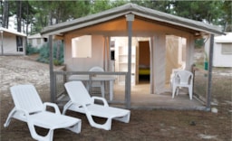 Location - Tente Nature Lodge - 19 M² - 2 Chambres - Sans Sanitaires - CHM Monta