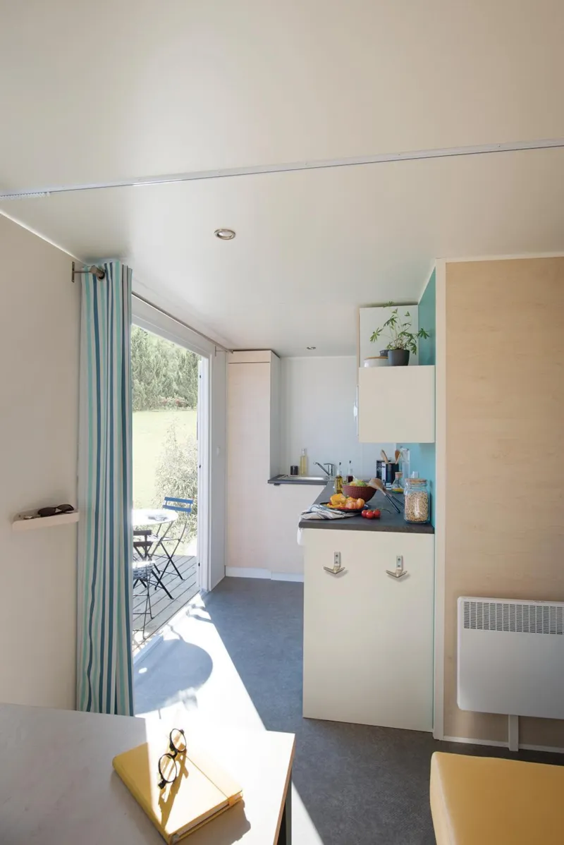 Mobil-Home Standard 17M² 1 Chambre + Terrasse Semi-Couverte Sur Pilotis