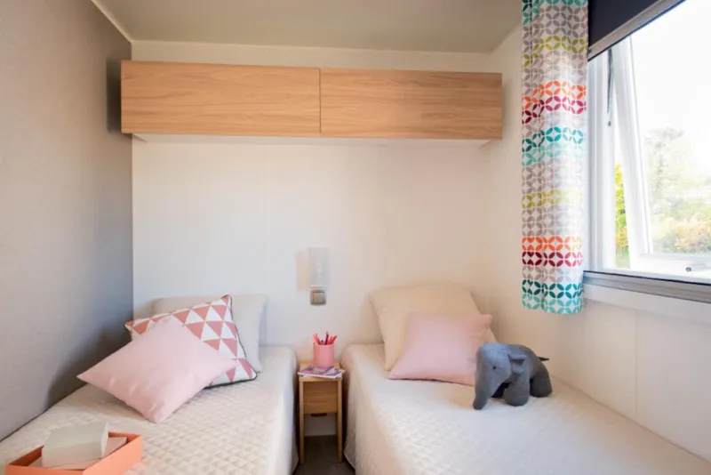 Mobil-Home Confort 28M² 2 Chambres + Terrasse Sur Pilotis