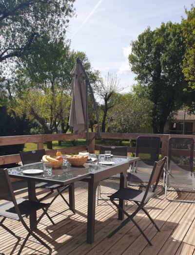 Mobil-home Confort 27m² 3 bedrooms + terrace on piles