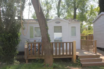 Accommodation - Mobil-Home Confort - 24M² 2 Bedrooms + Terrace On Piles - Flower Camping du Moulin des Iscles
