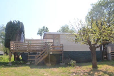 Mobil-home Standard 24m² 2 bedrooms + Half-covered terrace on piles