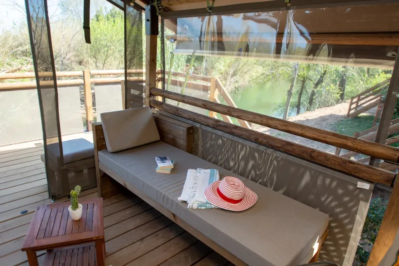 Lodge Sur Pilotis Confort River Side 34M² 2 Chambres + Terrasse Couverte Sur Pilotis