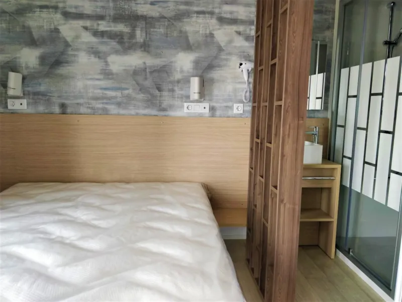 Mobil-Home Taos Premium Luxe 40M² (2Ch-4/6 Pers.) + 2 Sdb + Terrasse Sur Pilotis + Clim + Tv + Lv