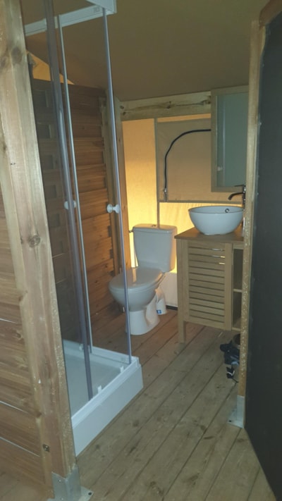 Lodge on piles Confort 34m² 2 bedrooms + sheltered terrace