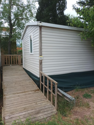Mobile-home Confort 31m² 2 bedrooms - adapted to the people with reduced mobility +terrace