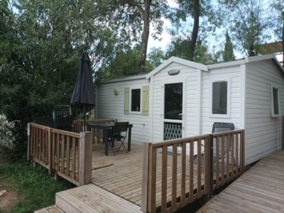 Mobil-home Confort - 24m² 2 bedrooms + terrace on piles
