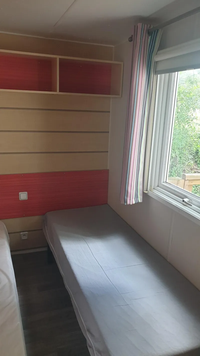 Mobil-Home Confort 24M² 2 Chambres + Terrasse Sur Pilotis