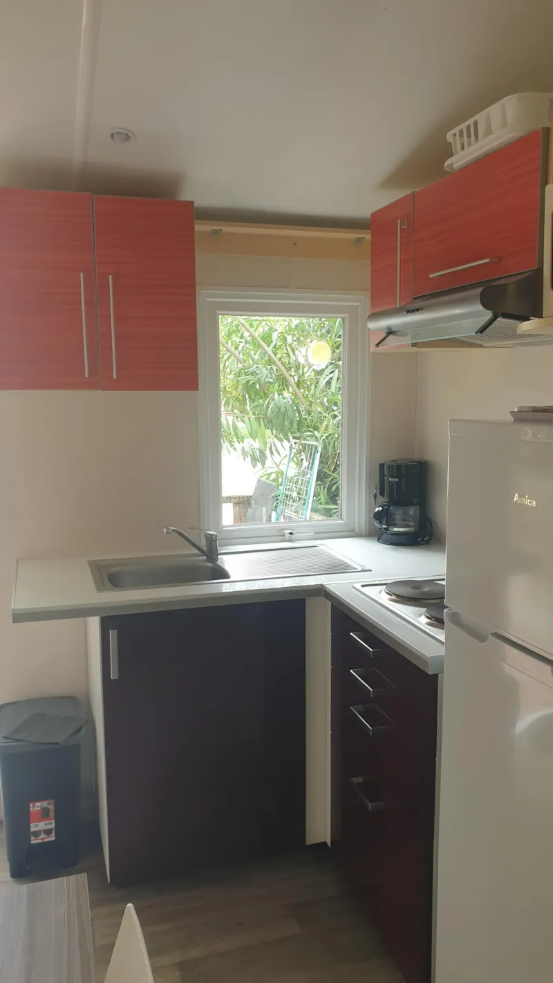 Mobil-Home Confort 24M² 2 Chambres + Terrasse Sur Pilotis