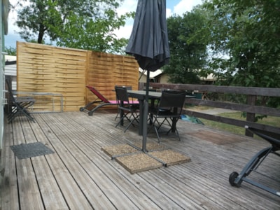 Mobil-home Confort 23m² 2 bedrooms + terrace on piles