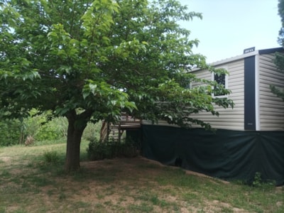 Mobil-home Standard 24m² 2 bedrooms + Half-covered terrace on piles