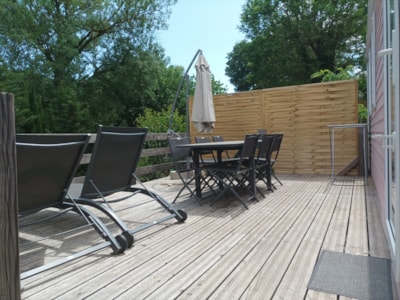 Mobil-home Confort 27m² 3 bedrooms + terrace on piles