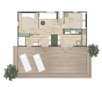 COTTAGE PRESTIGE 2 BEDROOMS — 4