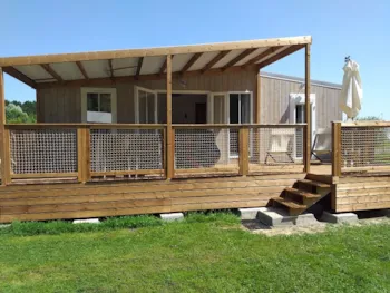 Huuraccommodatie(s) - Stacaravan Premium (Manyara) 2 Slaapkamers - 30M² - Camping Les Rives du Douet