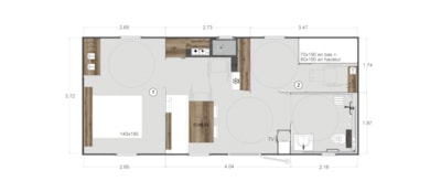 NOUVEAUTÉ 2026 / Mobil Home Confort PMR - 33,10m² - France