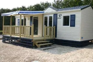 Mietunterkunft - Mobilheim 2 Zimmer Watipi / Louisiane 29M² - Camping Les Breuils