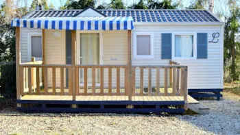 Mietunterkunft - Mobilheim 3 Zimmer Watipi / Louisiane 36M² - Camping Les Breuils