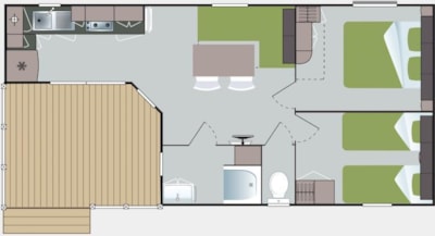 Soléo 30m² - airconditioned — 3