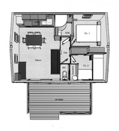 Chalet 35m² - Air conditioned — 7