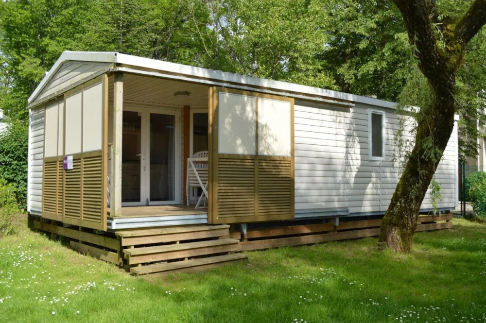 Mietunterkunft - Mobilheim Soléo 30 M² - Klimaangle - Camping le Moulin