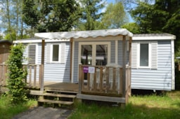 Huuraccommodatie(s) - Stacaravan Family Plus 32 M² - Airconditioned - Camping le Moulin