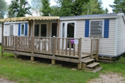 Huuraccommodatie(s) - Stacaravan Family Xl 40 M² - Airconditioned - Camping le Moulin