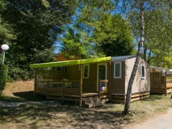 Mietunterkunft - Mobilheim Vénus 22 M² - Camping le Moulin