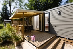 Huuraccommodatie(s) - Family Premium 35M² - Airconditioning - Camping le Moulin