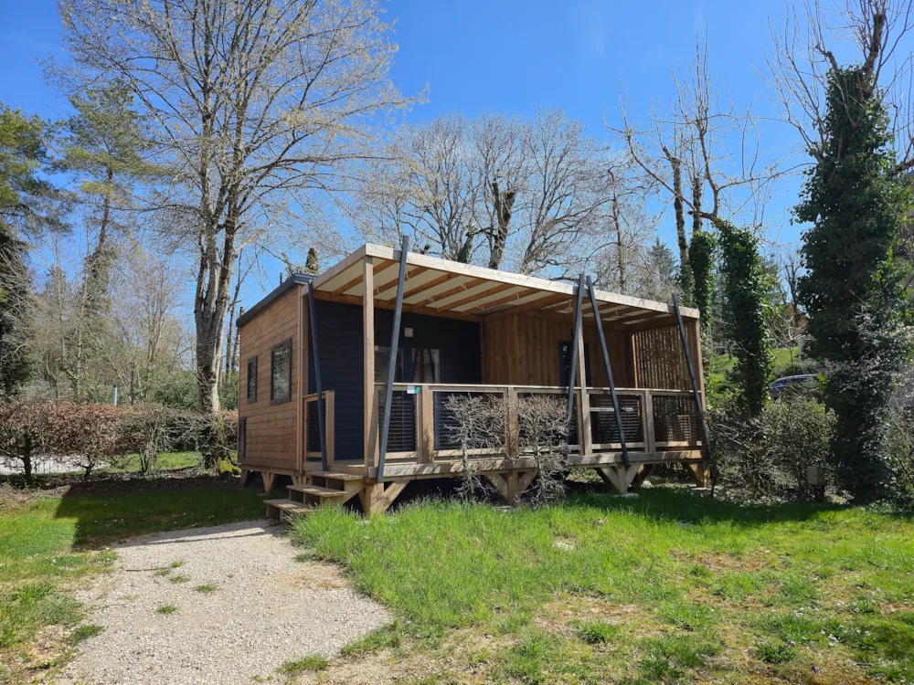 Mietunterkunft - Chalet Cannelle 26.5M² - Klimaangle - Camping le Moulin
