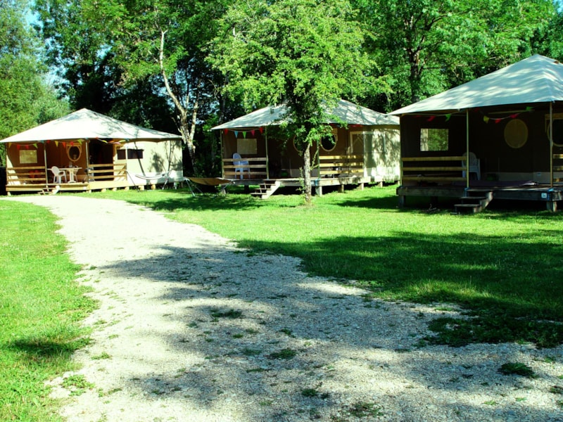 Tente Freelodge Standard 40m² (2 chambres) - sans salle de bain - WC privatif