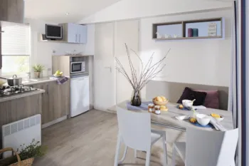 Mietunterkunft - Mobilheim Premium 25M² / 2 Zimmer - Terrasse - Camping Les Dunes