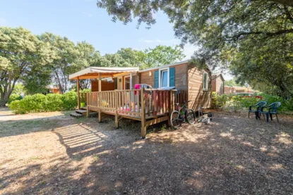 Casa Mobile Texas 32M² Aria Condizionata (3 Camere + Divano Letto) - Tv