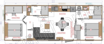 Mobile-home 3 bedrooms