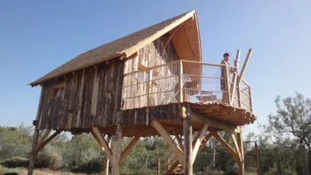 Mietunterkunft - Hütte Im Bolz De Ropinson + Frühstück - Capfun - Camping Côte Vermeille