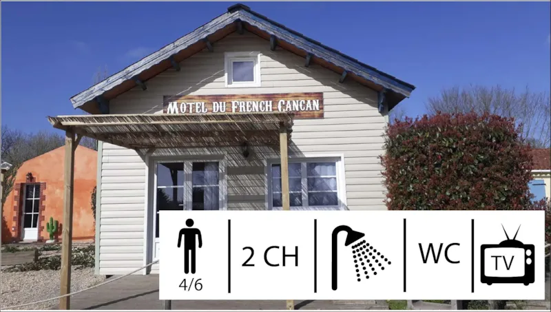 Chalet Motel French Cancan 4/6 Pers - 2 Ch