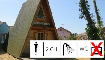 Location - Cabane David Crockett - Camping Les P'tites Maisons dans la Prairie
