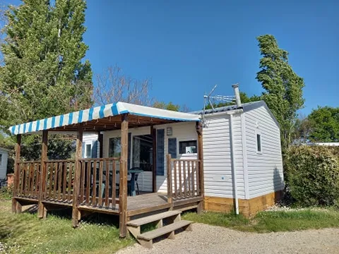 Accommodation - Mobil Home Welcome - 4 Pers. - 2Ch - Camping Les P'tites Maisons dans la Prairie
