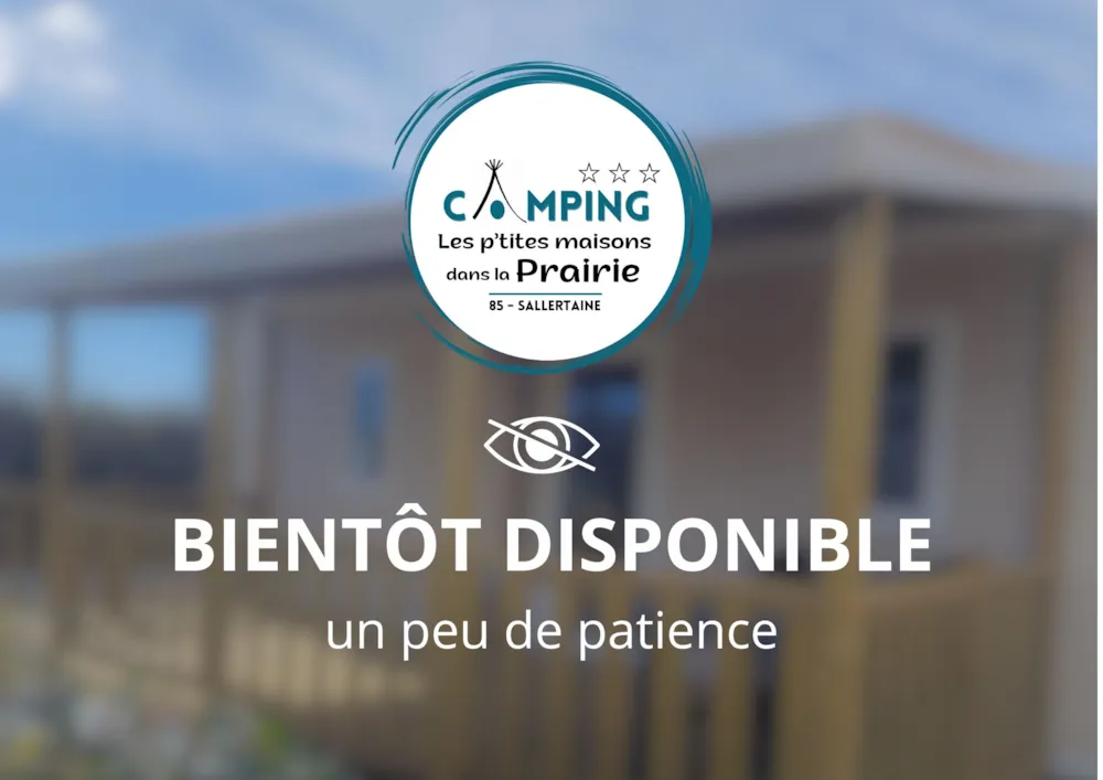 Location - Gamme Premium 4/6 Pers. - 2Ch - Draps/Serviettes/Wifi Inclus - Camping Les P'tites Maisons dans la Prairie
