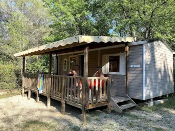 Accommodation - Mobile-Home 25M² - 2 Bedrooms - Sheltered Terrace - Camping Naturiste Messidor